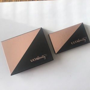 Ulta eyeshadow pallet, bronzer and brushes